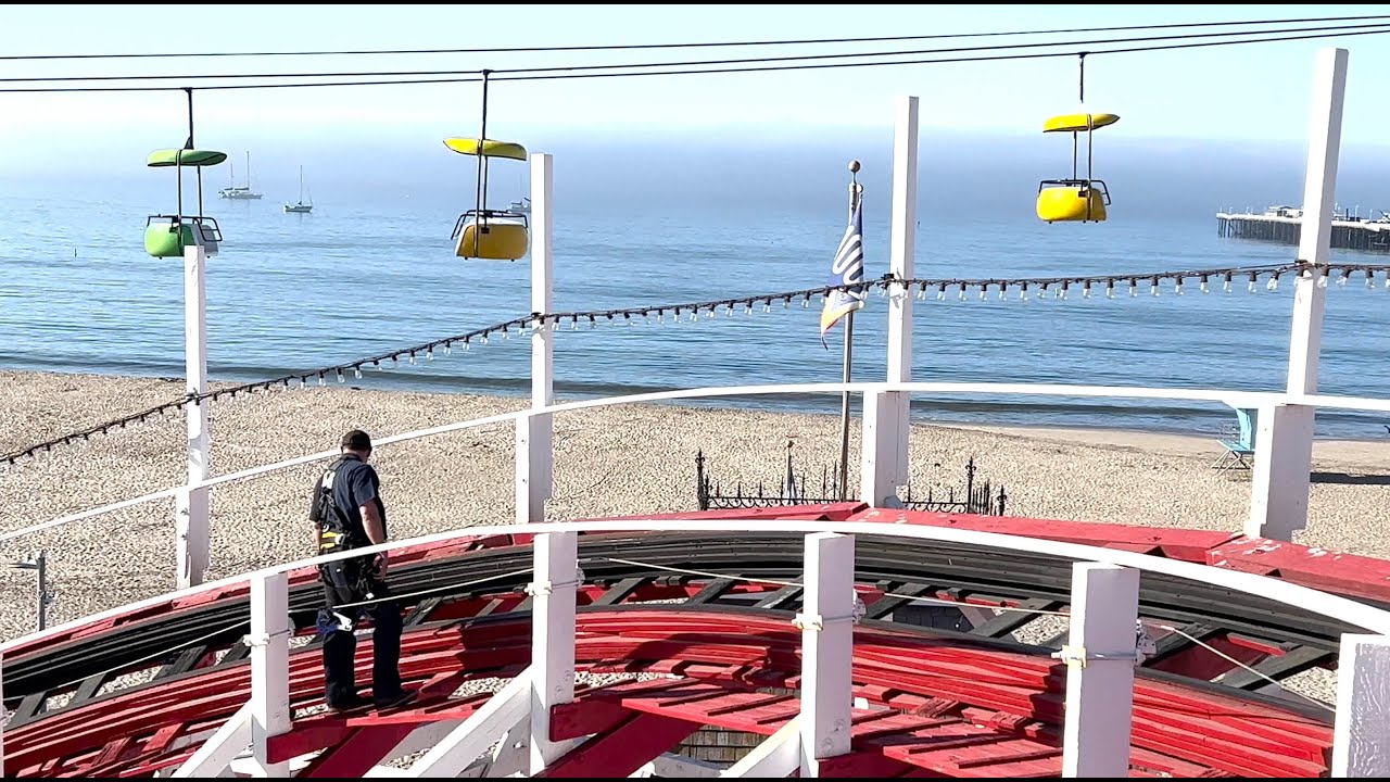 Inside the Giant Dipper at Santa Cruz Beach Boardwalk as the Famed Roller Coaster Turns 100