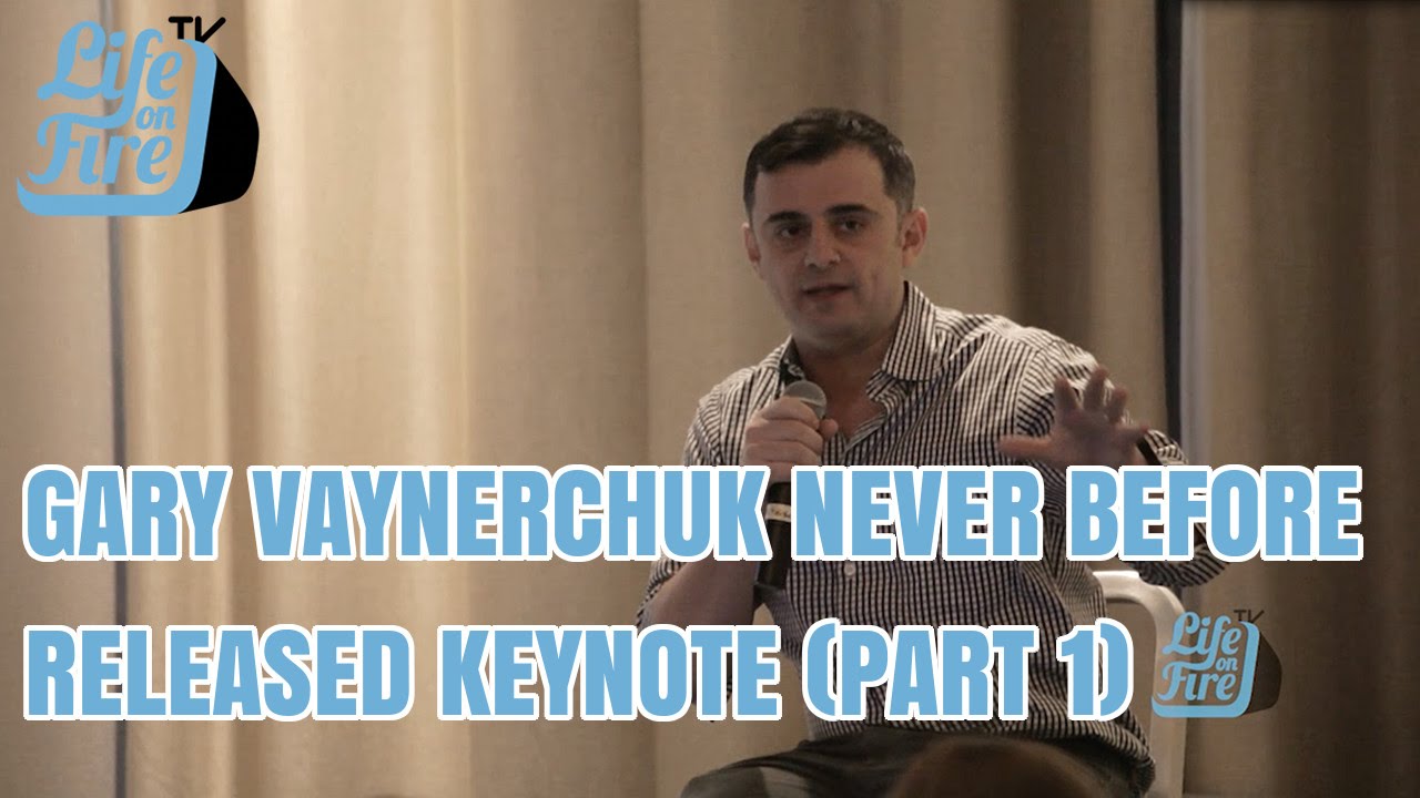 Gary Vaynerchuk on Stage - Never Before Released Keynote (Part 1 of 2)