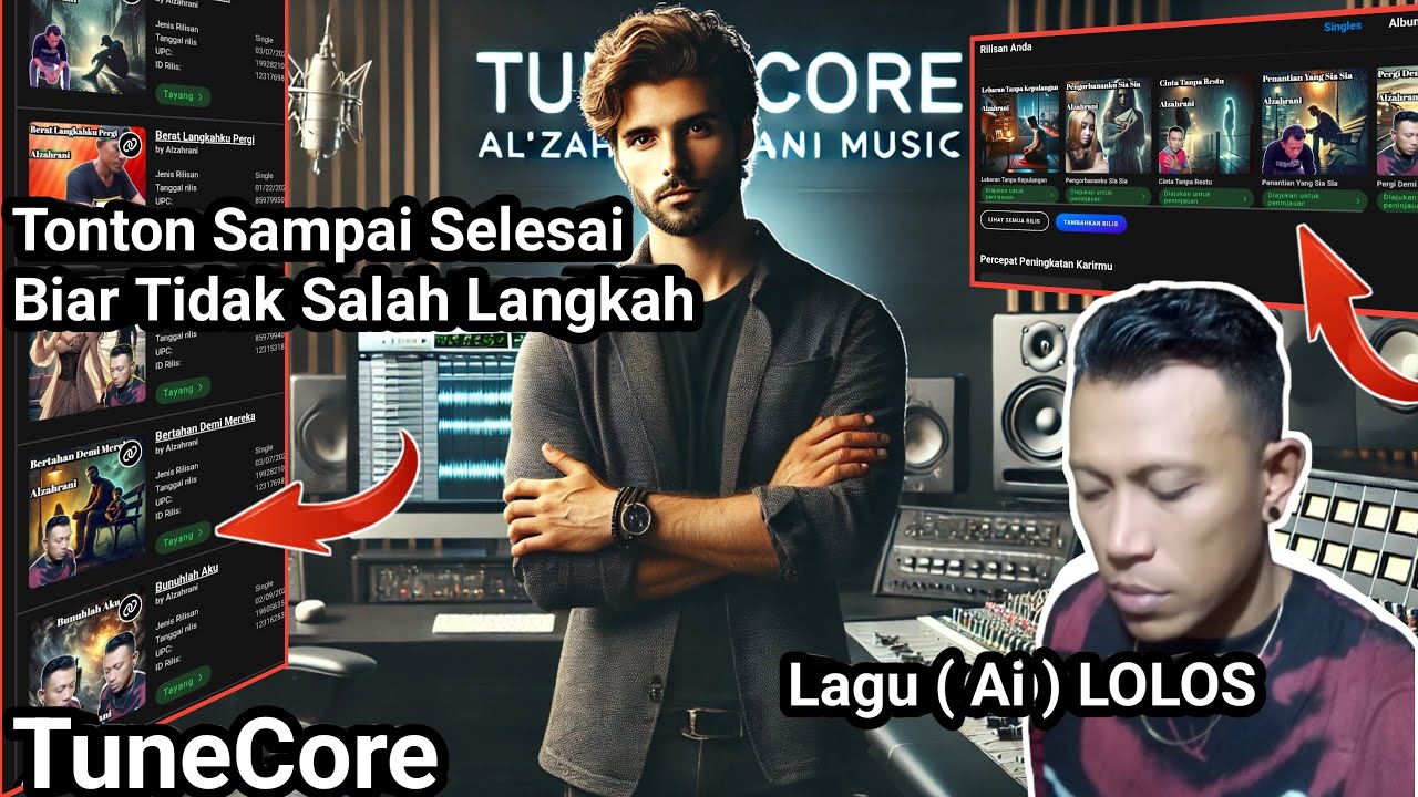 Tahapan Demi Tahapan Cara Upload Musik Di TuneCore ! Bisa Juga Rilis Lagu Dari Ai