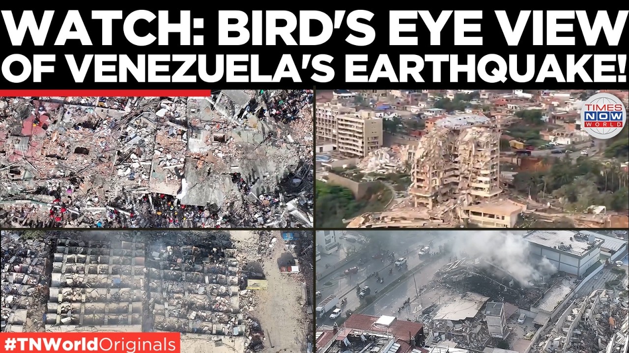 VENEZUELA EARTHQUAKE: Shocking Aerial Footage Exposes Total Devastation Across La Guaira