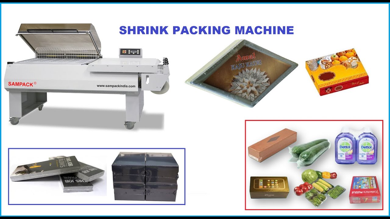 Box Shrink Wrapping Machine  Sweet box Shrink Packing machine  Shrink chamber Machine Coimbatore