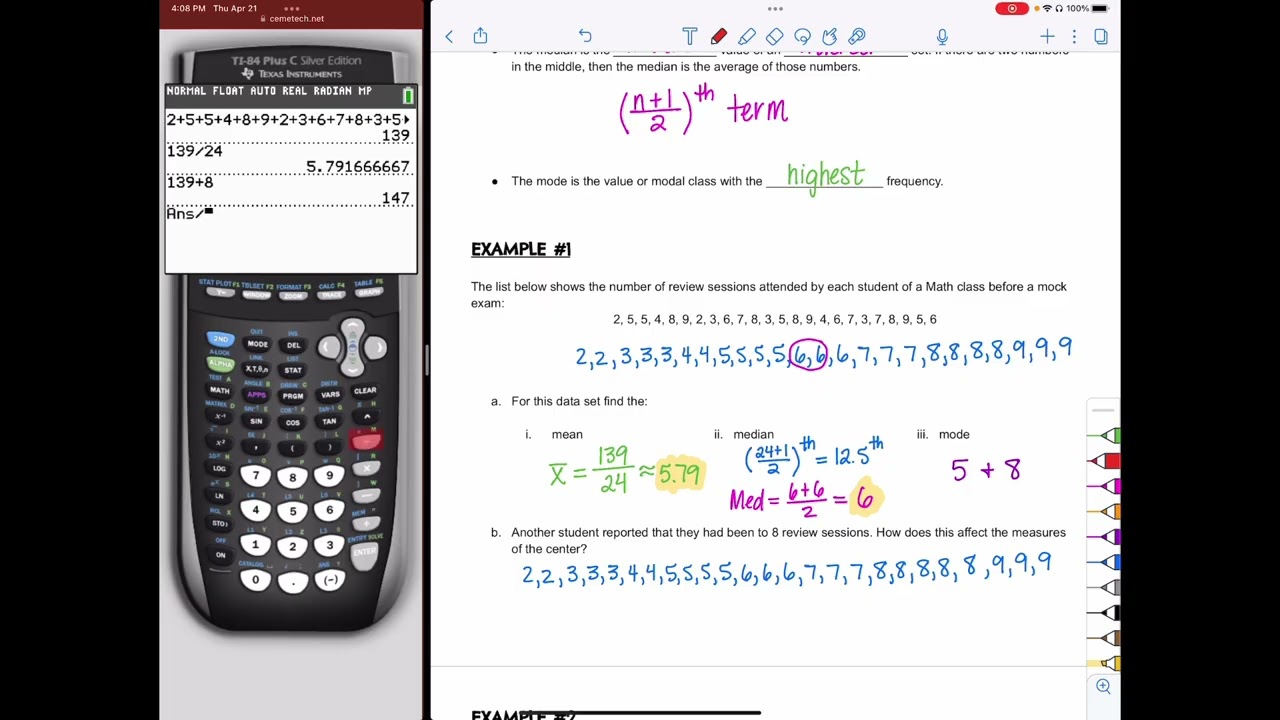 Measuring the Center of Data & Choosing the Appropriate Measure