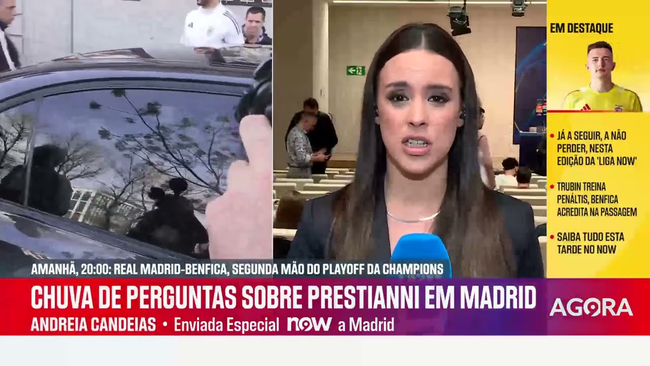 Perguntas sobre a polémica entre Prestianni e Vinícius Júnior. novamente proibidas pelo Benfica
