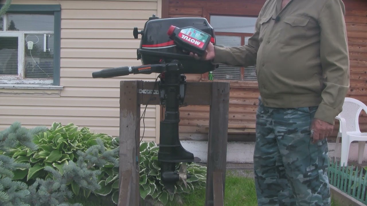 Китайский лодочный мотор НДХ 5 лс 4 такта. 8 лет эксплуатации.