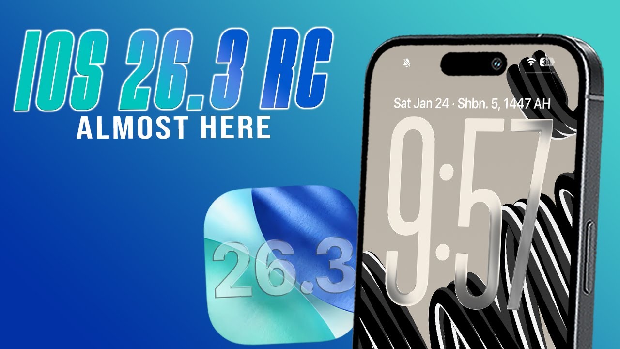 iOS 26.3 RC — следующий релиз и новые функции.