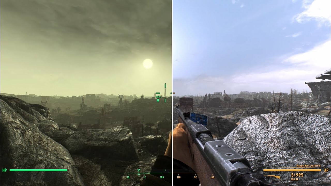 New Vegas Reloaded: Hikikomori PRESET - Normal vs Legacy. Fallout 3 NEEDS that green filter! | 2026