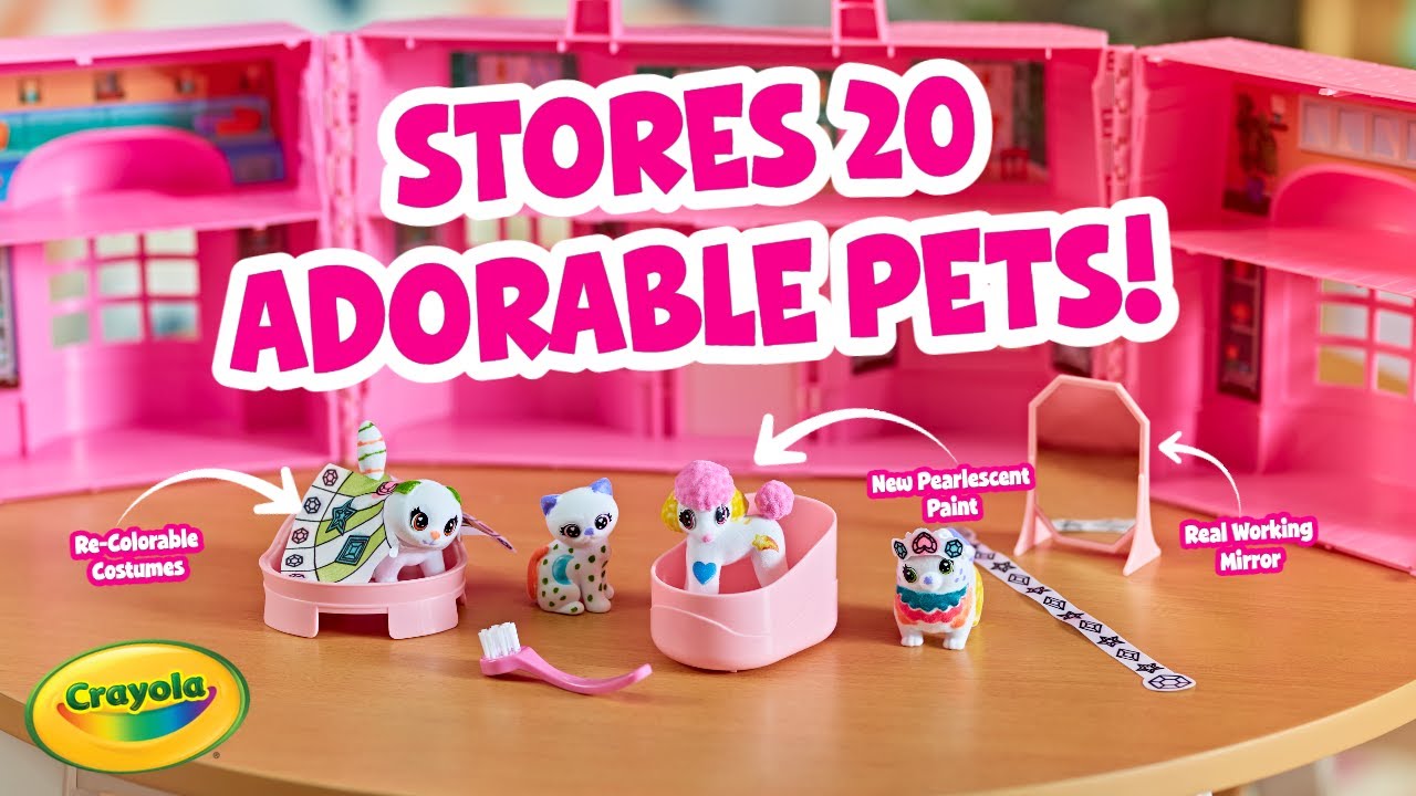 Crayola Scribble Scrubbie Pets Super Salon Playset || Crayola Product Demo
