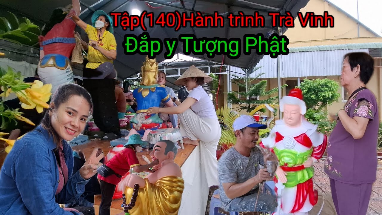 Tập(140)Chùa long phước (Trà Vinh)Hành trình đoàn đắp y Tịnh Thanh cúng dường công quả.v.v