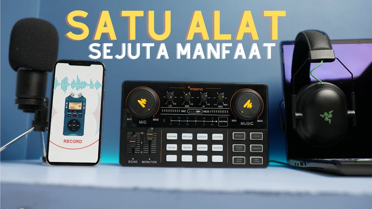 Satu Paket Audio Lengkap, Harga Super HEMAT | Ini Aja udah Bisa Semuanya... | Maono AU-AM200