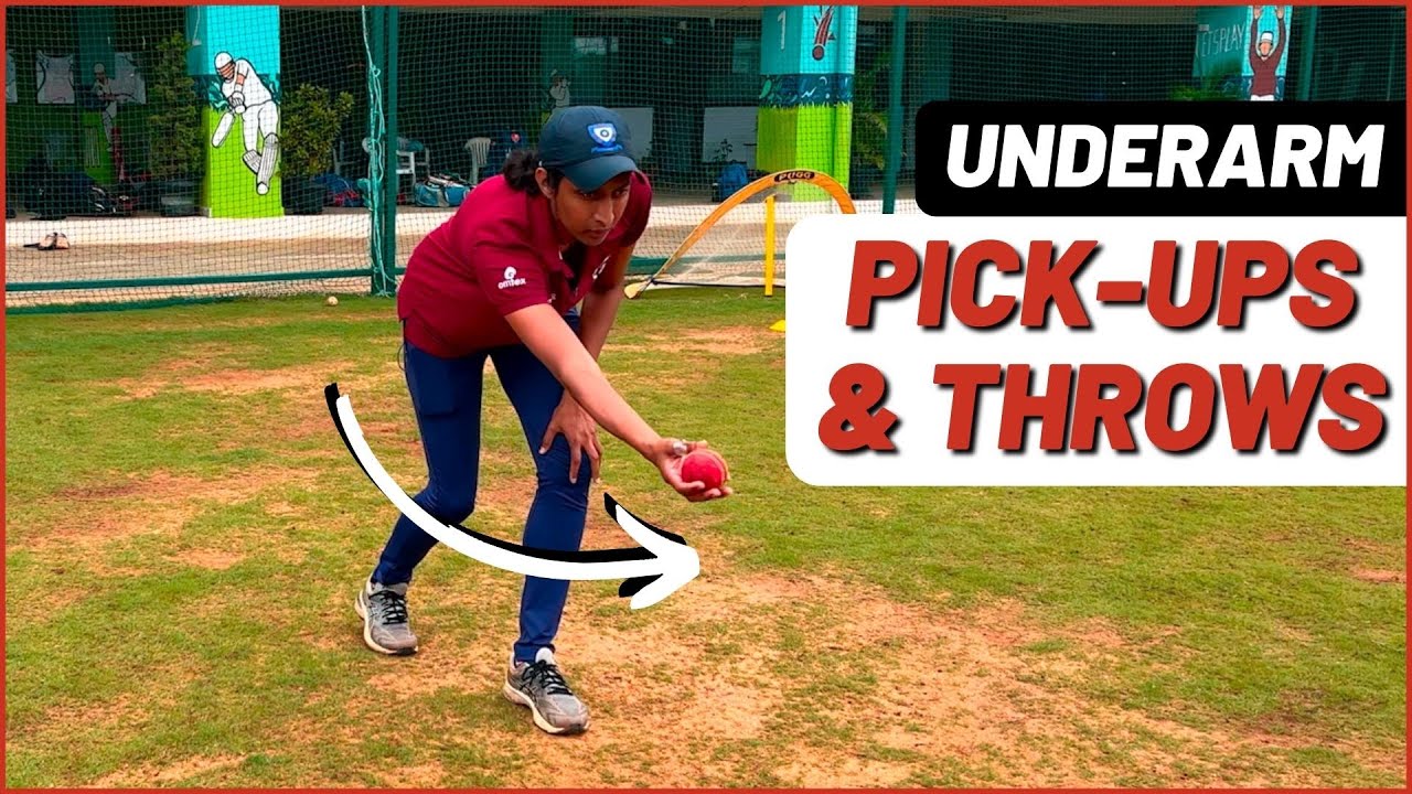 Learn Underarm Fielding with Diving | Underarn pick ups and throw fielding |  Cricket with Snehal