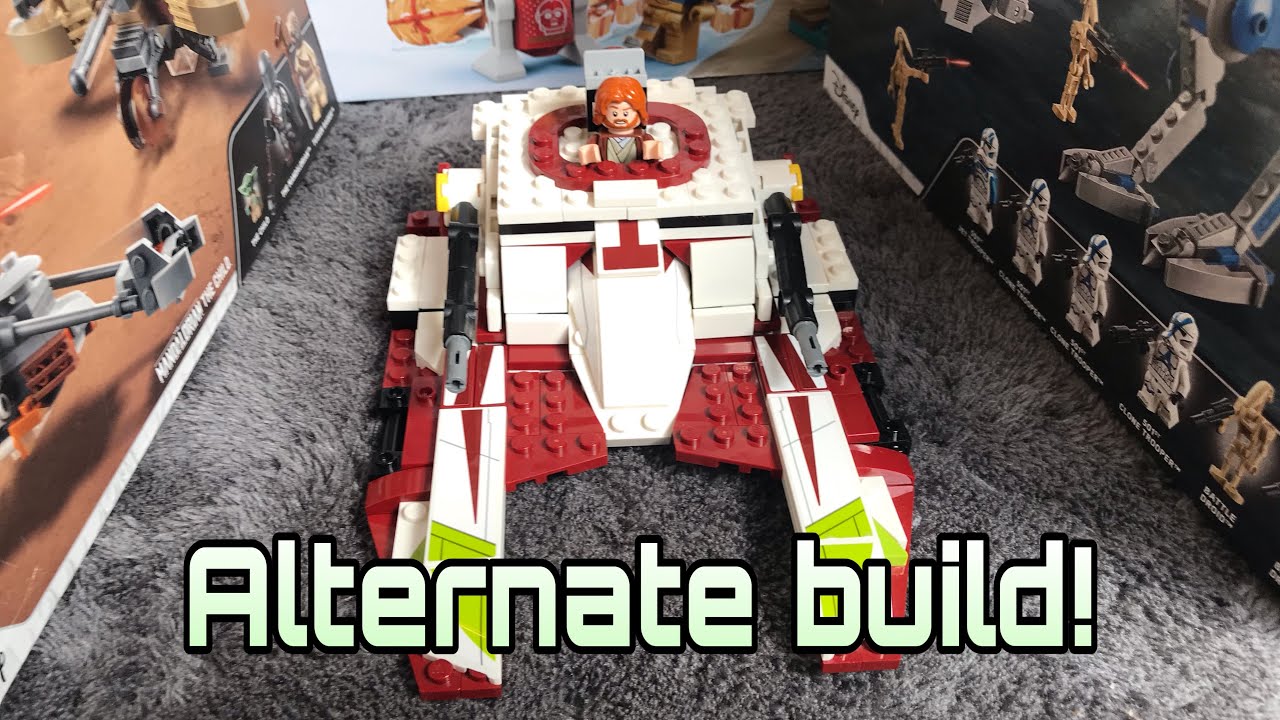 Obi wan kenobis starfighter 75333 republic fighter tank 3.0 alternate build!