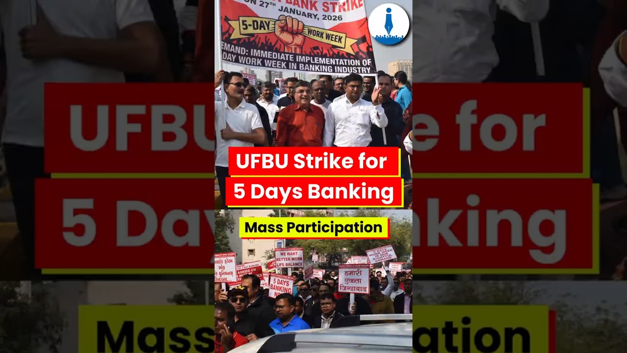 UFBU All-India Bank Strike: Massive Participation Demanding Five-Day Work Week