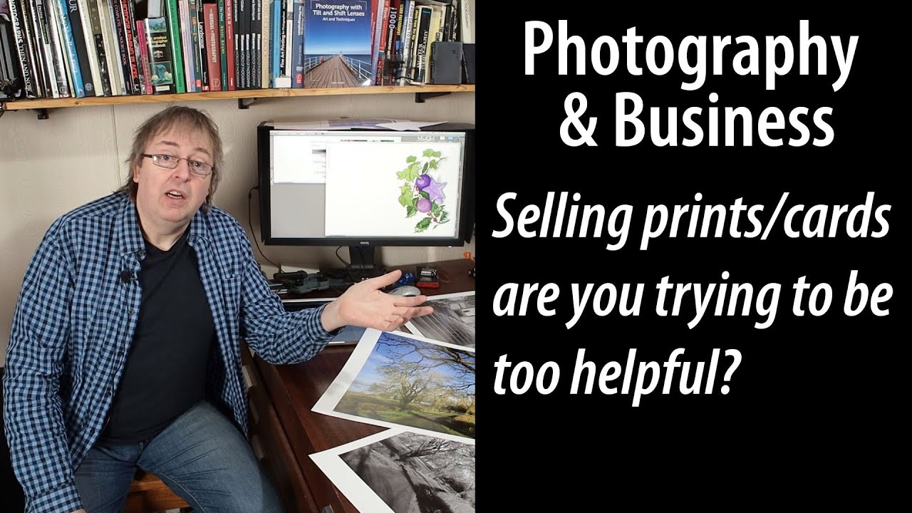 Selling prints/cards of your photos/art - are you trying to be too helpful to buyers?