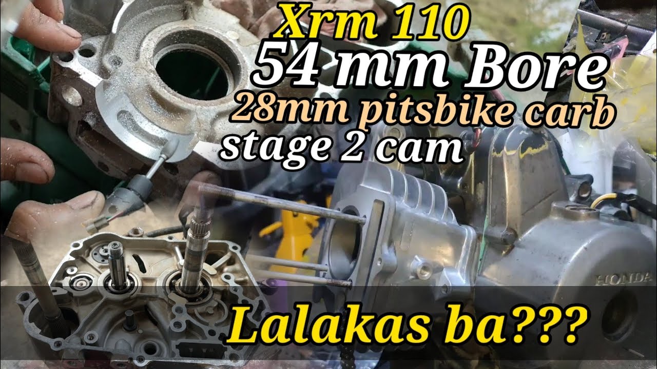 XRM 110 54mm bore upgrade||paano Gawin....