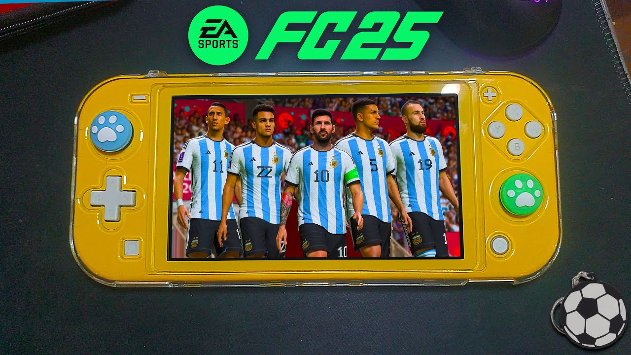EA Sports FC 25 Nintendo Switch Lite Gameplay and Performance!