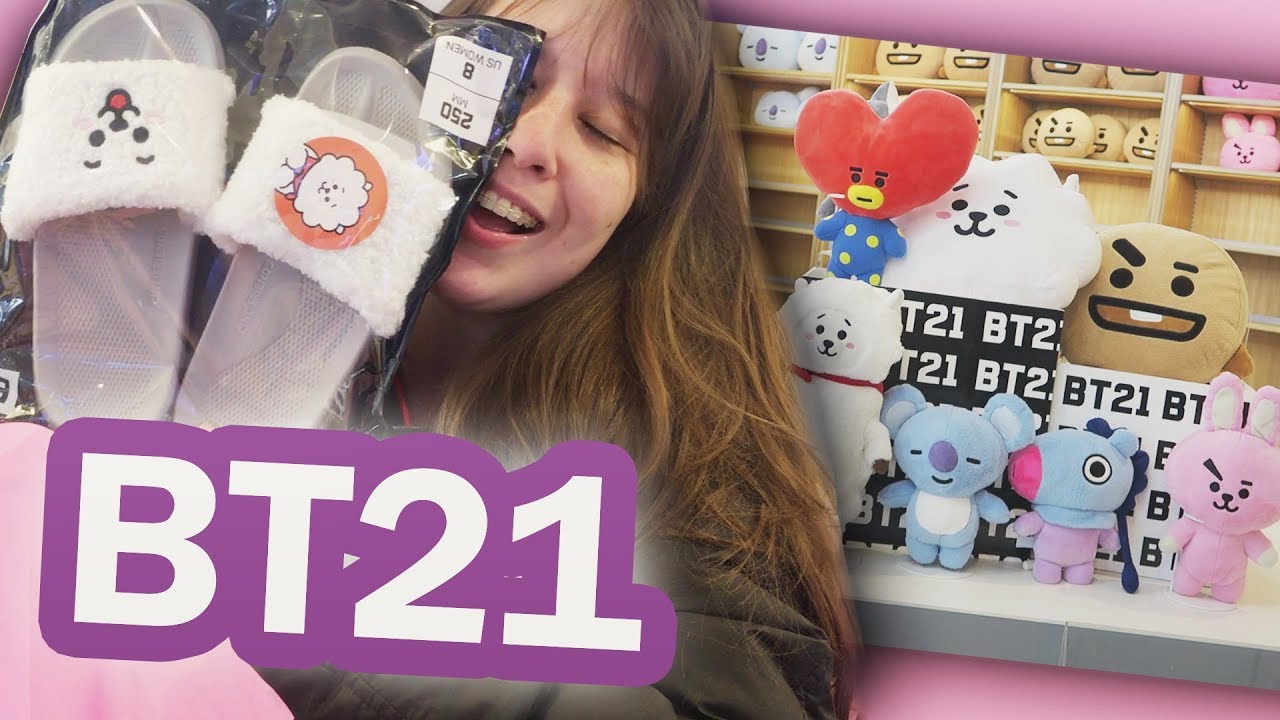 COMPRANDO COISAS DO BTS NA LINE // BT21 Line Friends