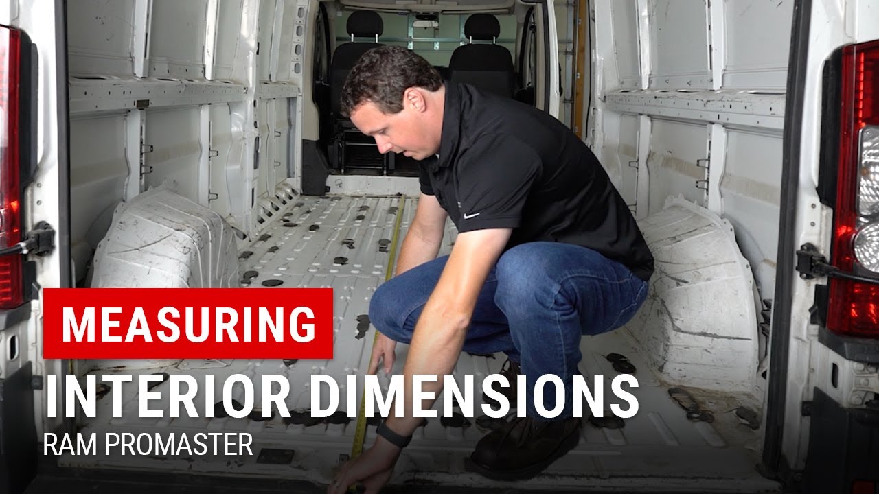 RAM ProMaster 159WB Interior Measurements