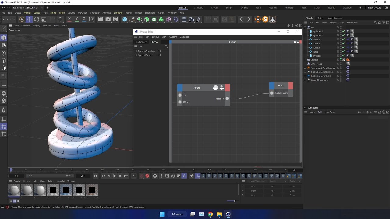 Advanced Rotation Rigging: Xpresso Editor Tutorial (Cinema 4D)
