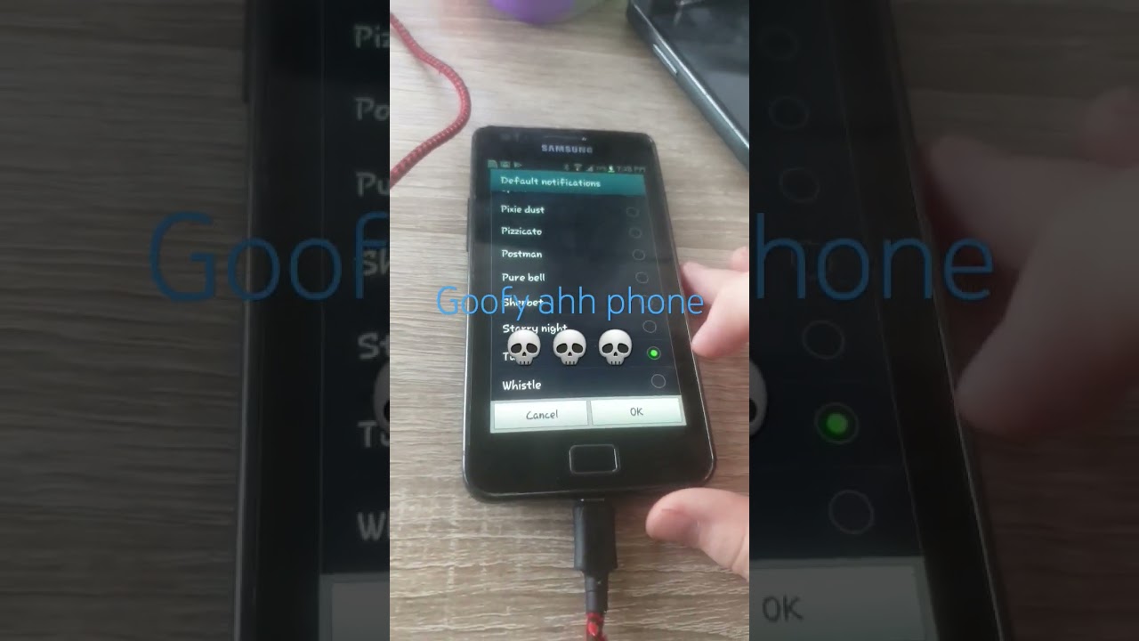 LOL THIS I9100 GOT THE TA DA NOTIFICATION SOUND