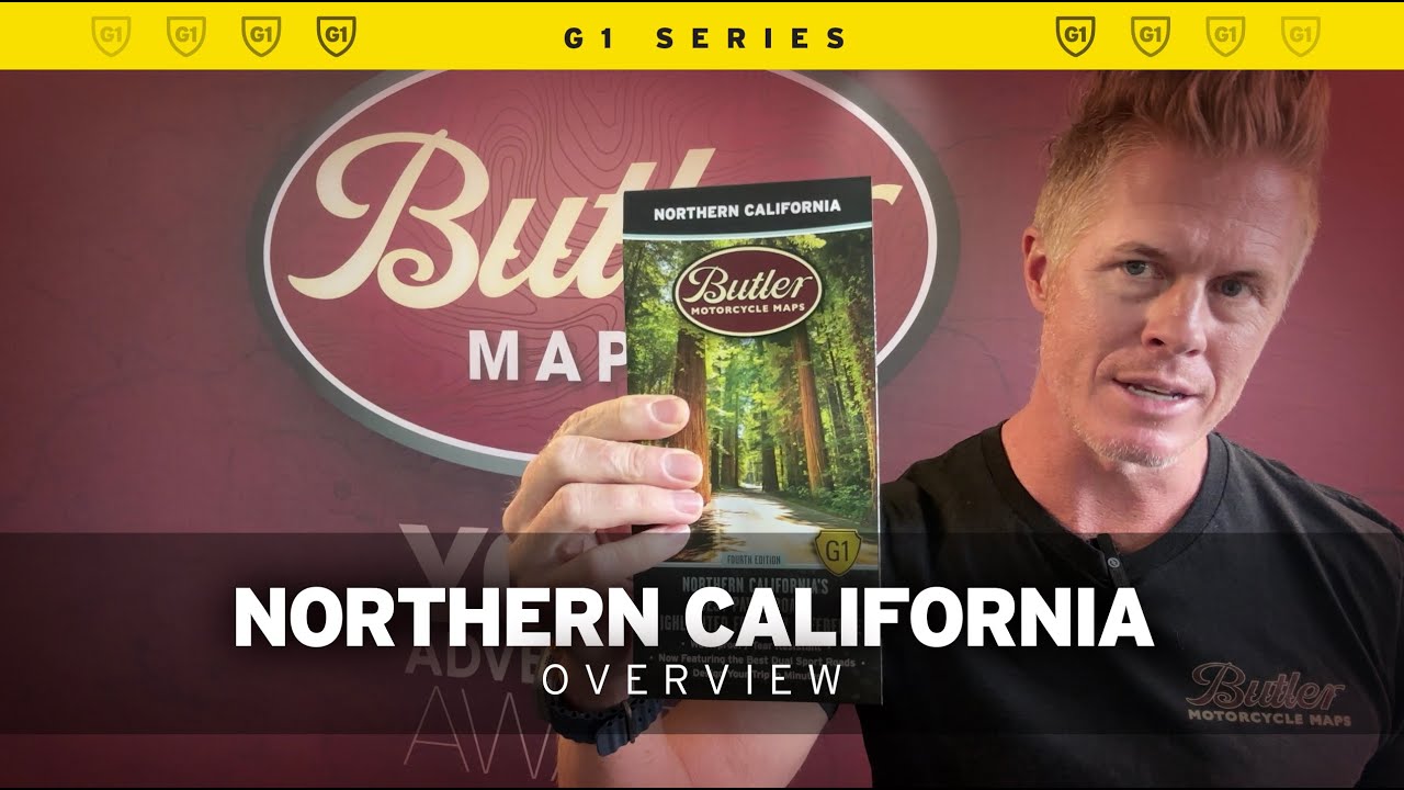 Best Paved Roads In Northern California | G1 Series Map