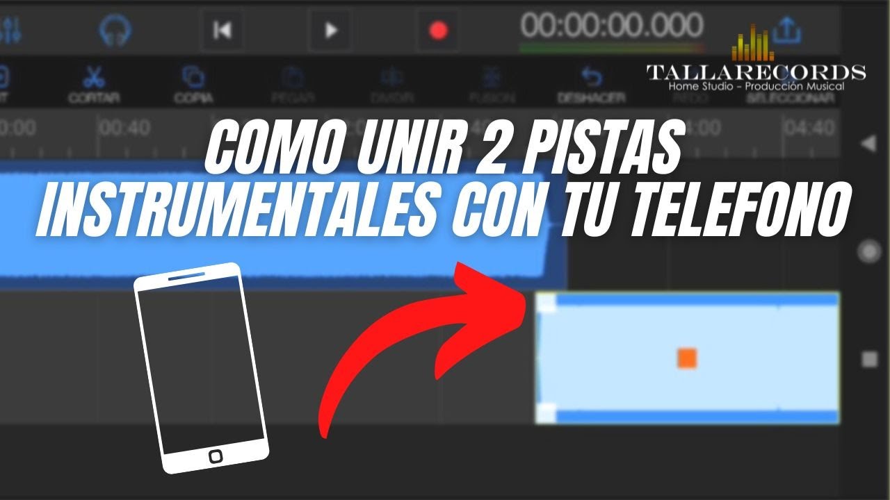 Como Juntar 2 Pistas Musicales usando tu Smartphone con EZ AUDIOCUT - Tutorial