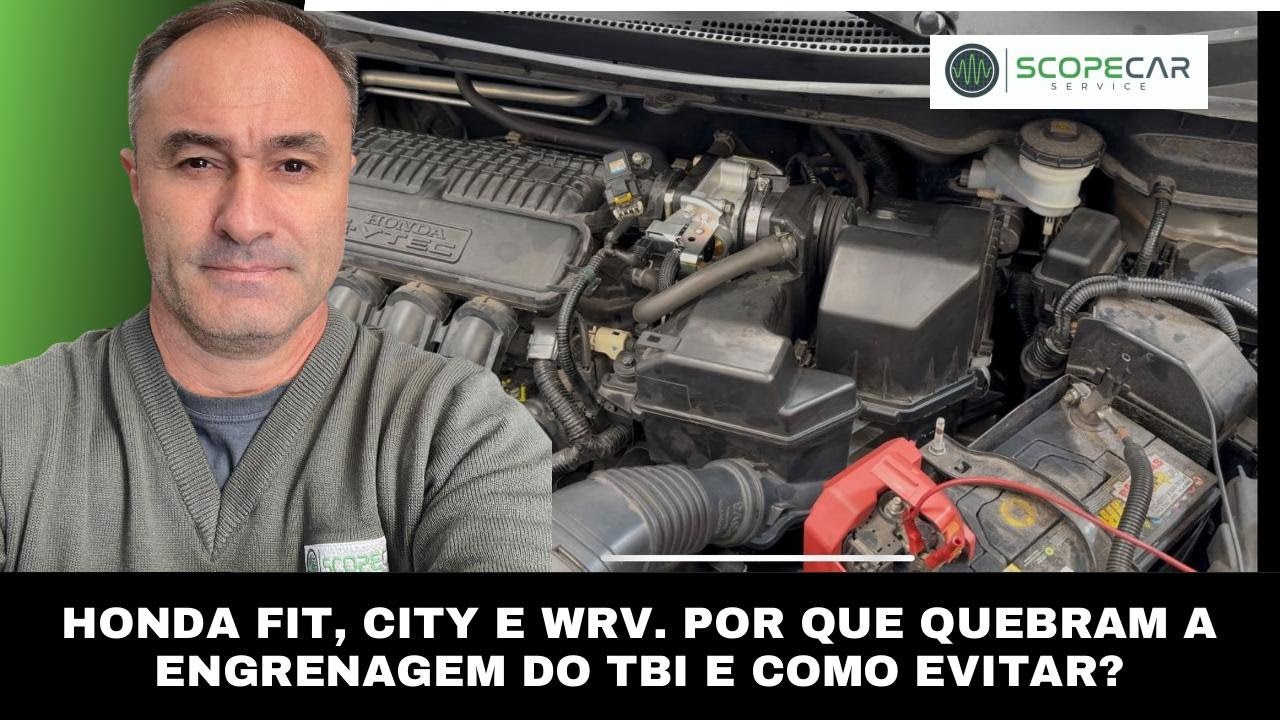 Honda Fit , City e Wrv , porque que quebram a engrenagem do TBI e como  evitar.