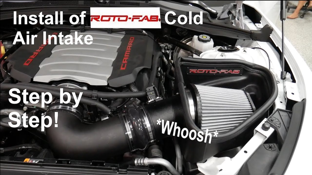 Installing a Roto-Fab Cold Air Intake w/Dry Filter for 2018 Camaro SS 1LE! (Its way to easy!)