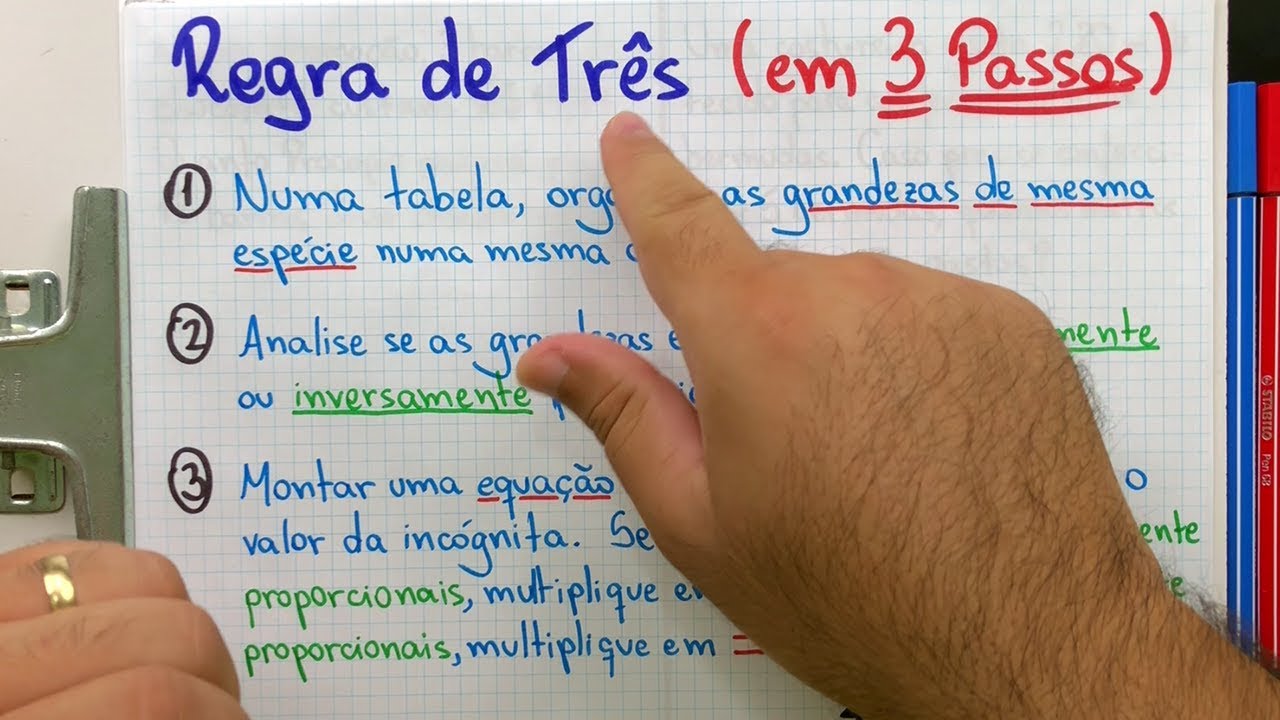💡 DICA 11 - 3 Passos para Resolver REGRA DE TR&Ecirc;S SIMPLES
