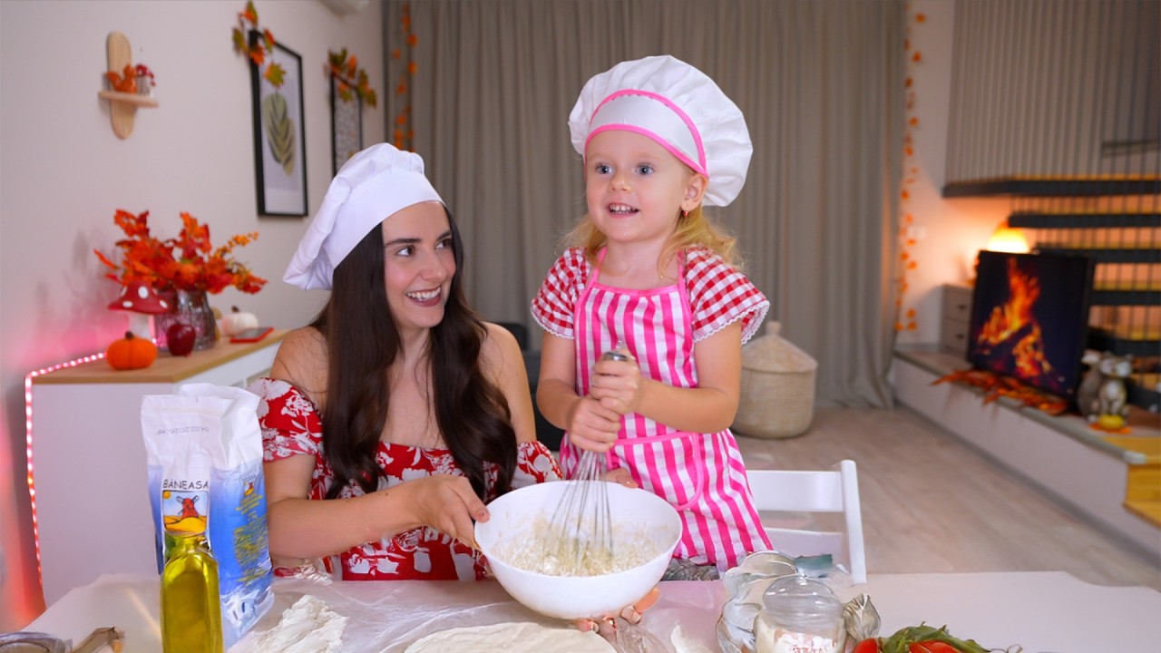 🍕 Mami si Carolina fac PIZZA de casa!