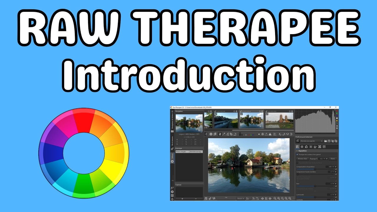 Raw Therapee introduction retouche photo