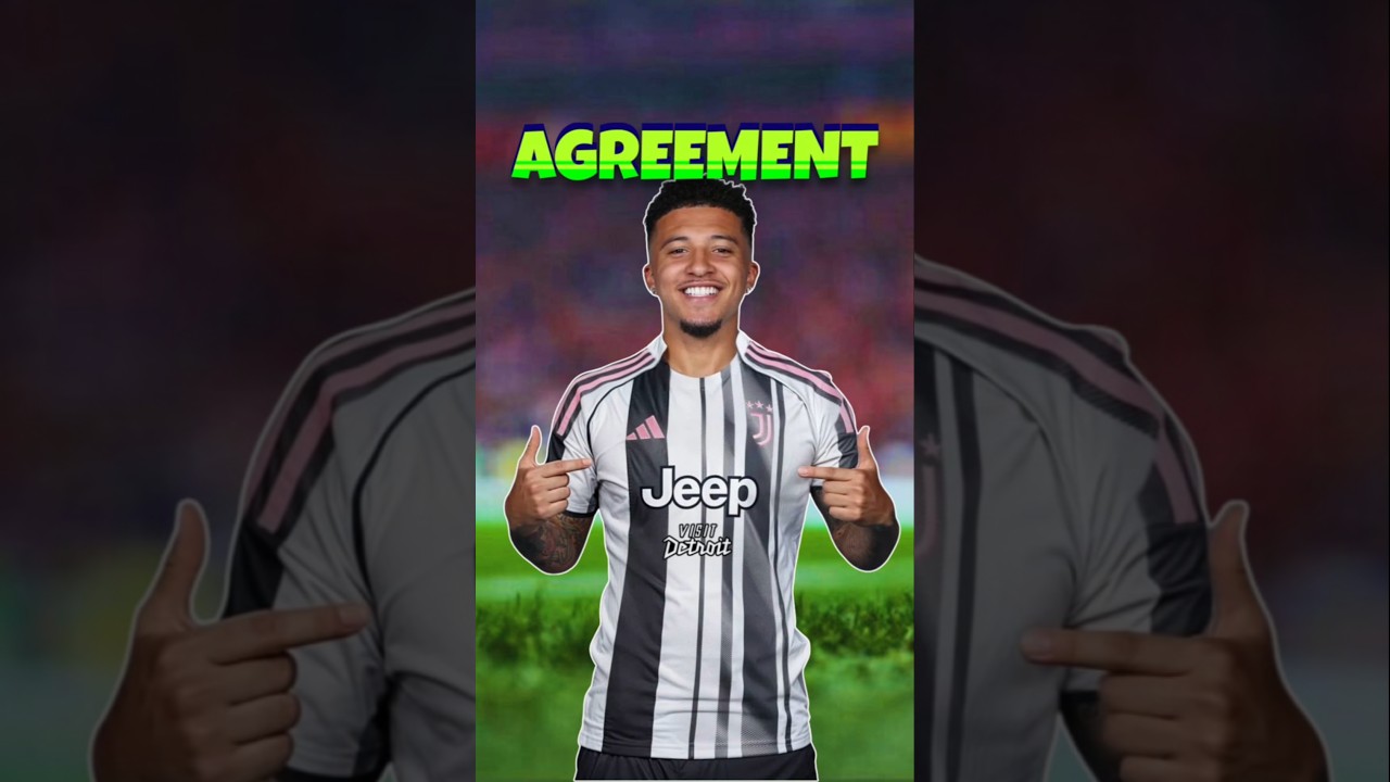 &Egrave; UFFICIALE: SANCHO ALLA JUVENTUS ⚪⚫✅ #sancho #juventus #calciomercato #juve #seriea #jadonsancho