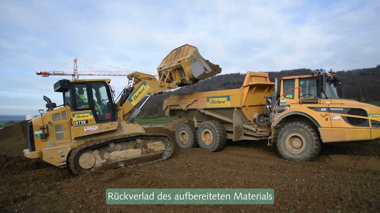 Das läuft auf der Baustelle im Hardwald
