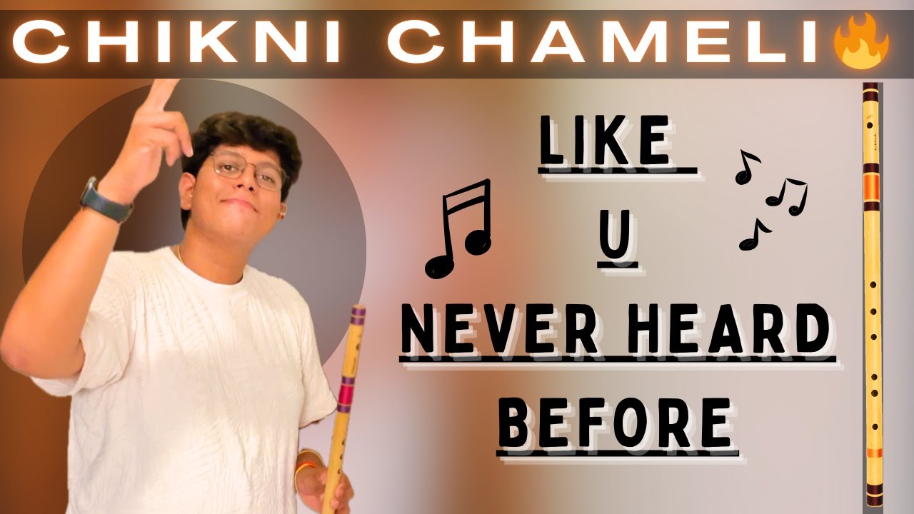 CHIKNI CHAMELI - Flute Cover🔥🤯 | Flute Song