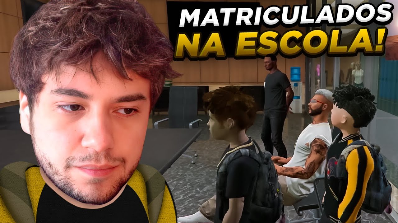 TUCS MATRICULOU O BRUNINHO E O LOBINHO NA ESCOLA! - GTA RP
