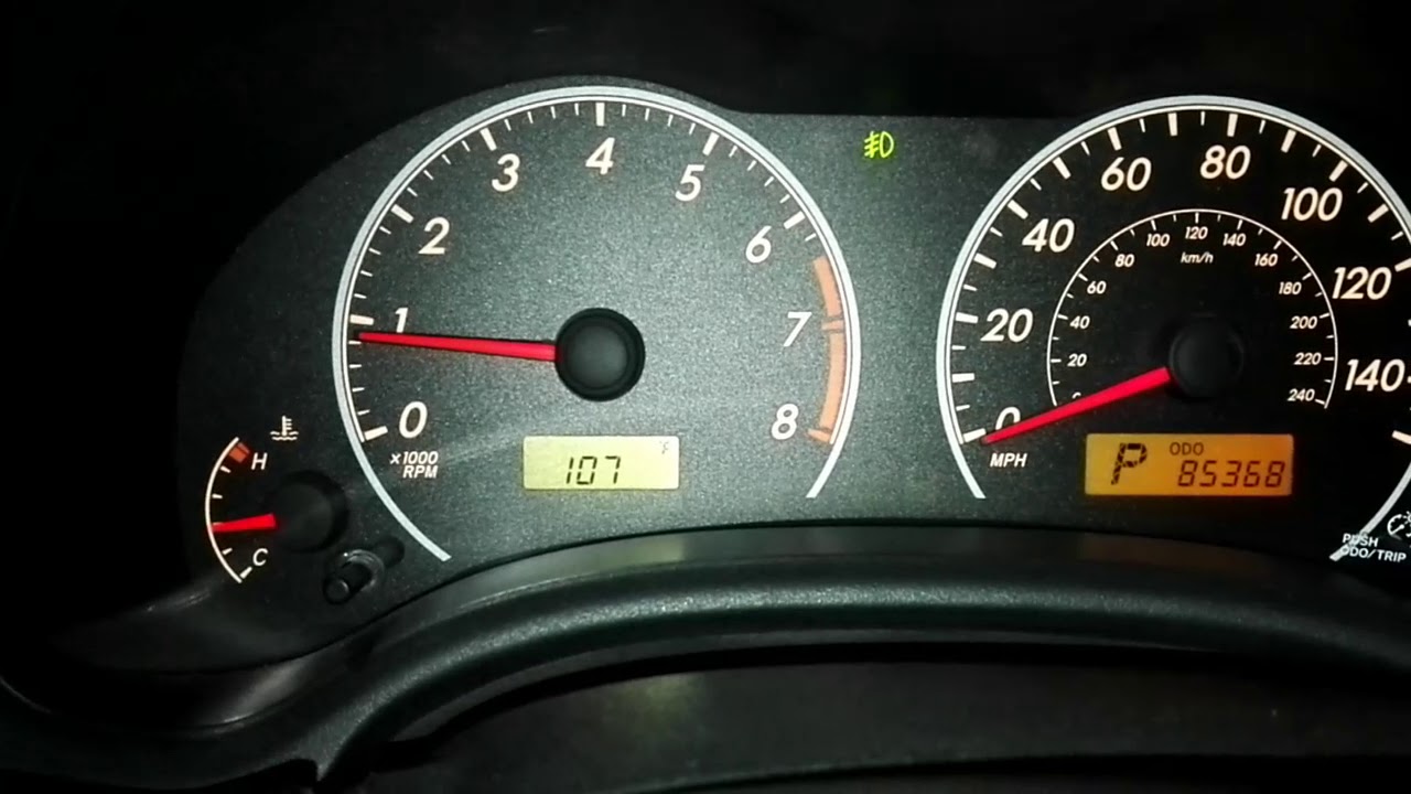 من أهم أسباب نزول الرون (RPM) في سيارات تويوتا كورولا One of the most important signs of RPM descent