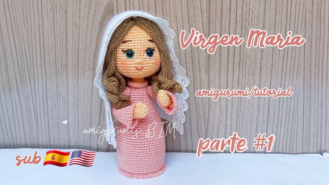 Дева Мария #амигуруми #лёгкая часть 1/2