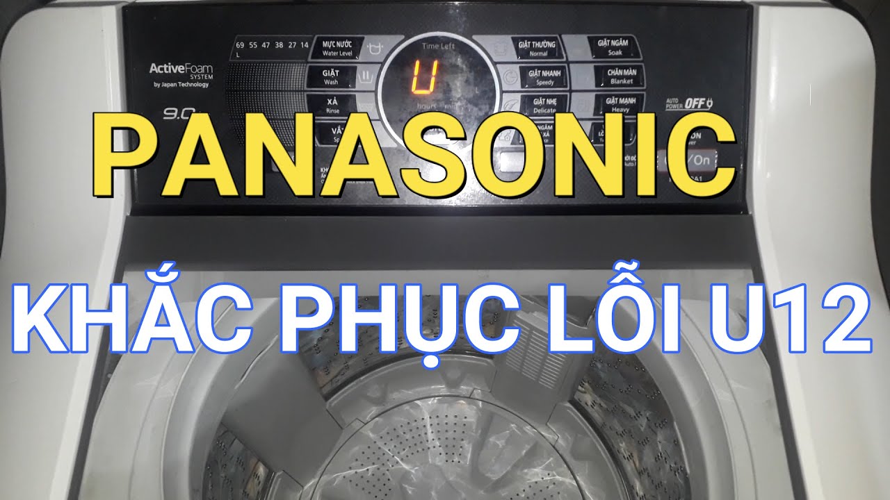 ошибка стиральной машины panasonic U12