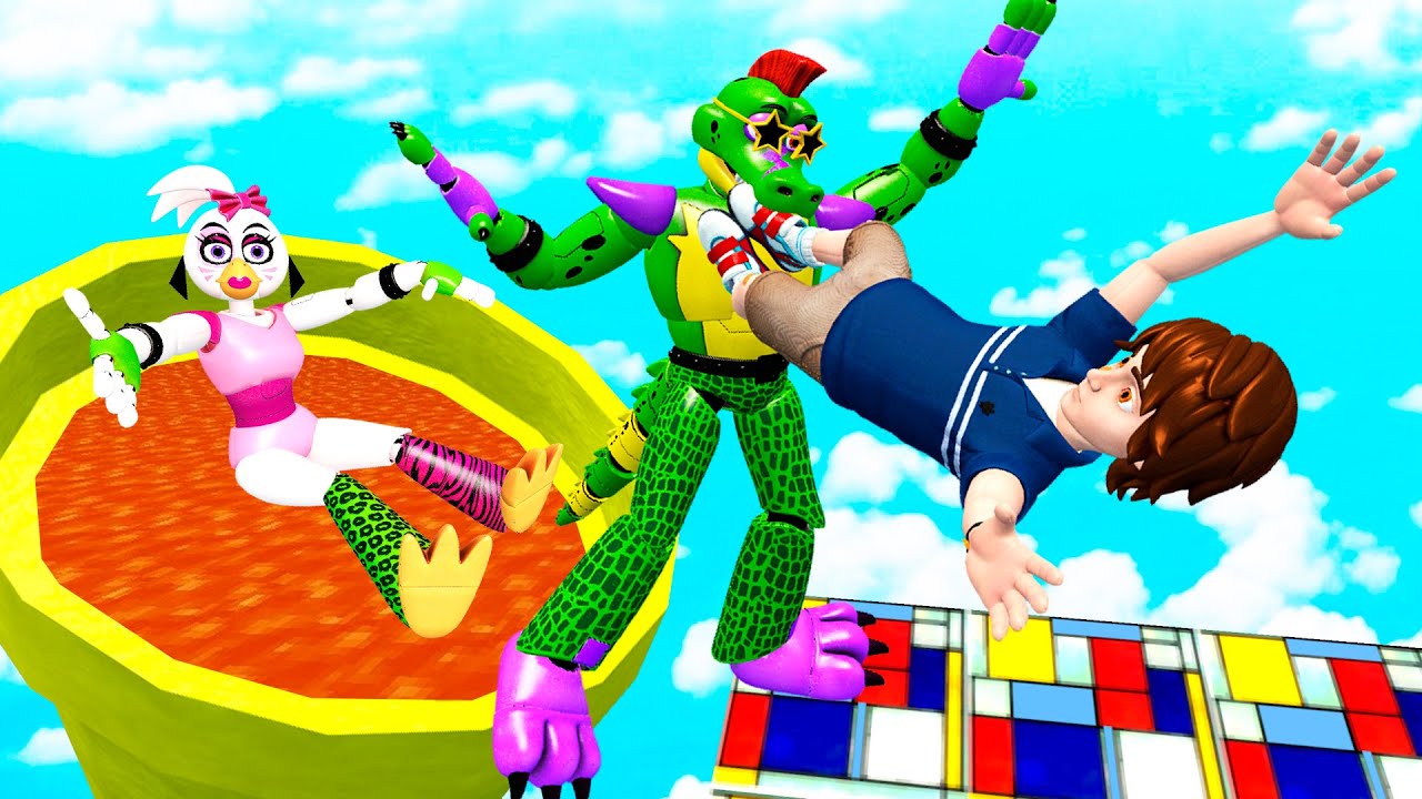Нарушение безопасности FNAF 9: Монти, Фредди и Грегори: водопад тряпичной куклы [GMOD]