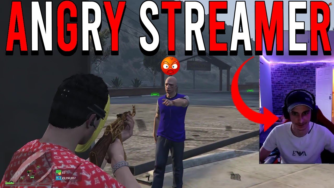 Trolling the ANGRIEST streamer in CMG! 🤣 Best GTA V FiveM Server CMG RP UK Online British MOD