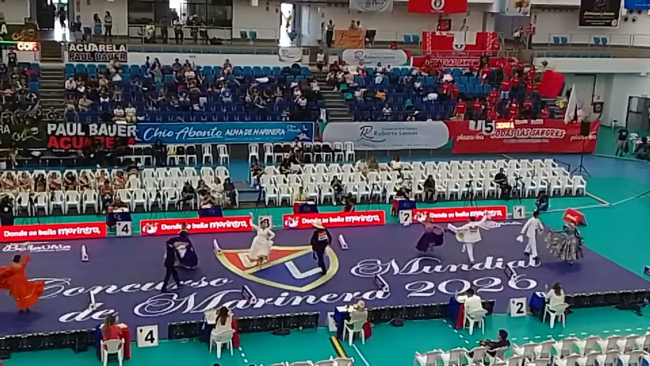 Concurso mundial 2026 categoría infantil  eliminatoria Mariana y Luis pista 2