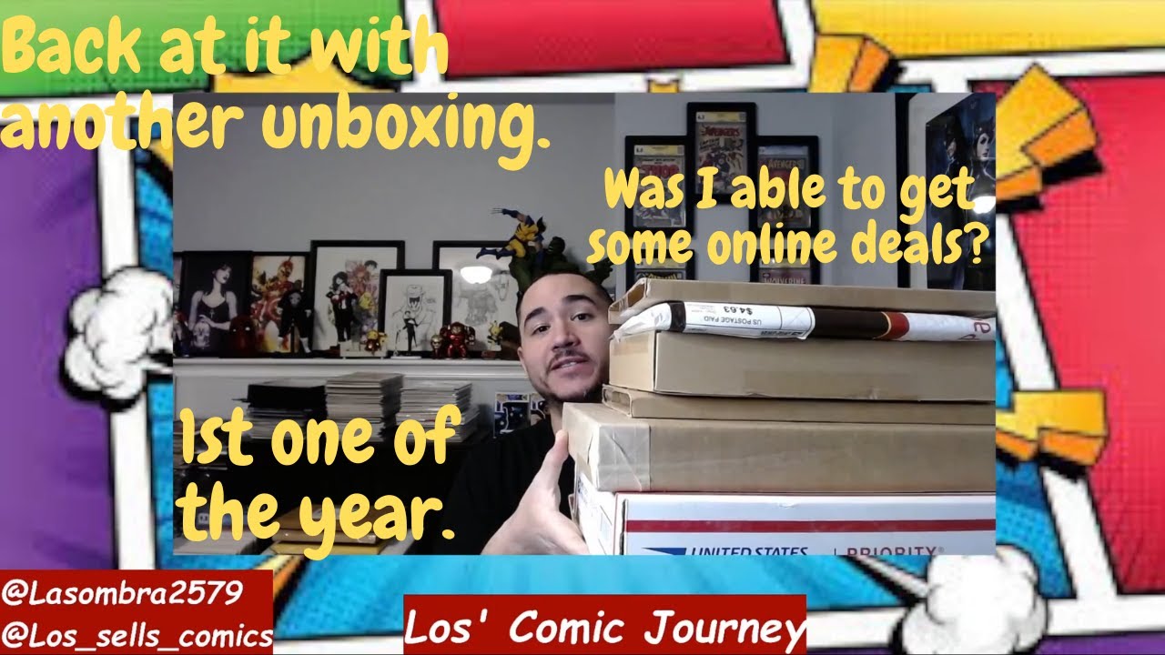 1st Unboxing of the year. What comics was I able to get? Unboxing #72