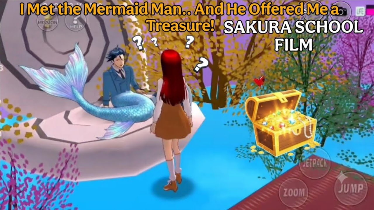 وجدت مفتاح مدينه الحوريات داخل العشب في ساكورا I found key to Mermaid city inside mountain at Sakura