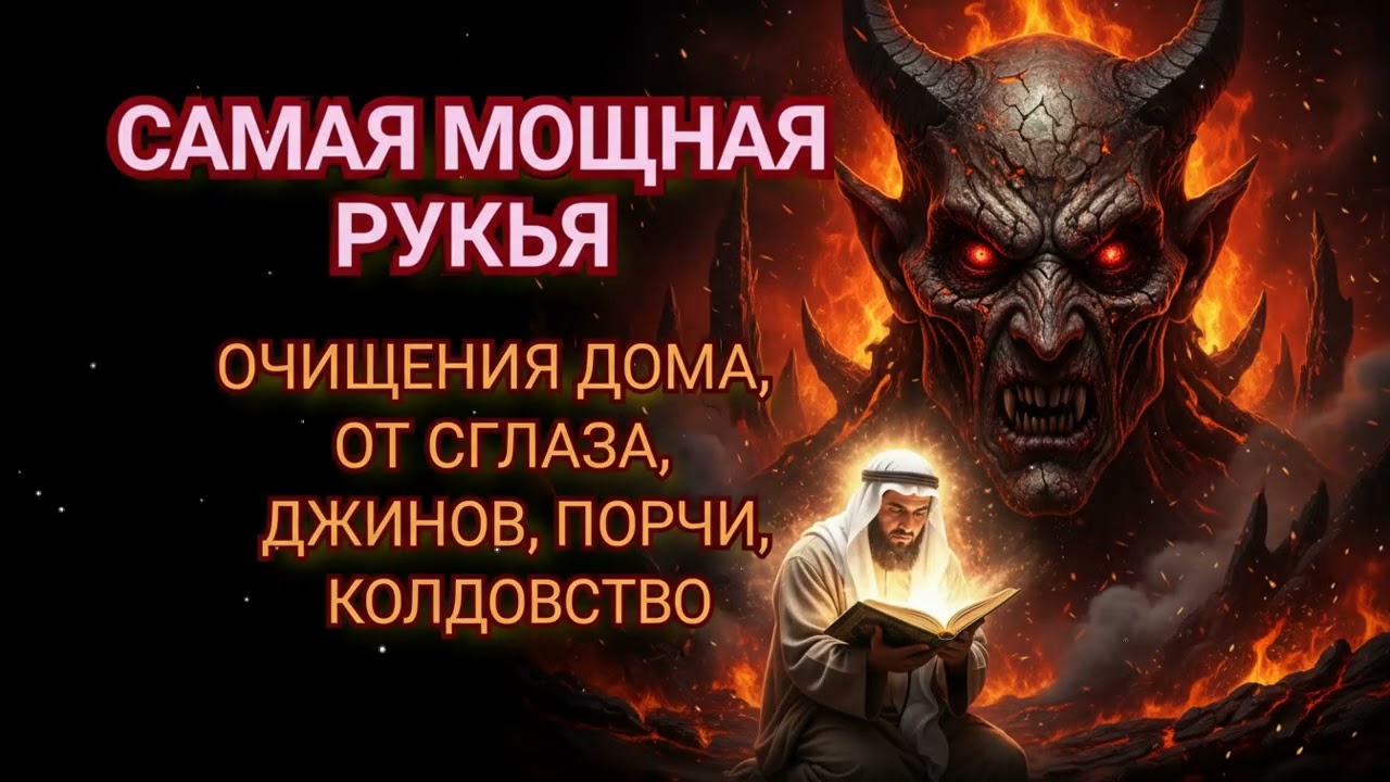 НЕГАТИВ УХОДИТ ПОСЛЕ ПРОСЛУШИВАНИЯ ⚠️ СИЛЬНЕЙШАЯ РУКЬЯ ПО КОРАНУ