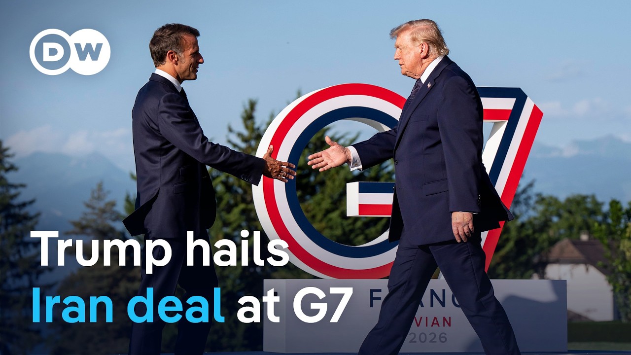 Trump predicts 'great things' from Iran deal as he arrives at G7 | DW News