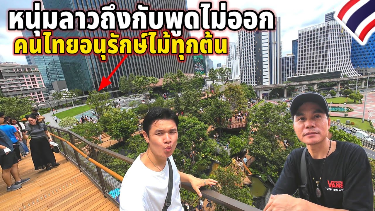 #ต้นไม้ #อนุรักษ์ #ไทย หนุ่มลาวทึ่ง!!คนไทยหวงไม้ทุกต้นแม้แต่ไม้ริมทาง
