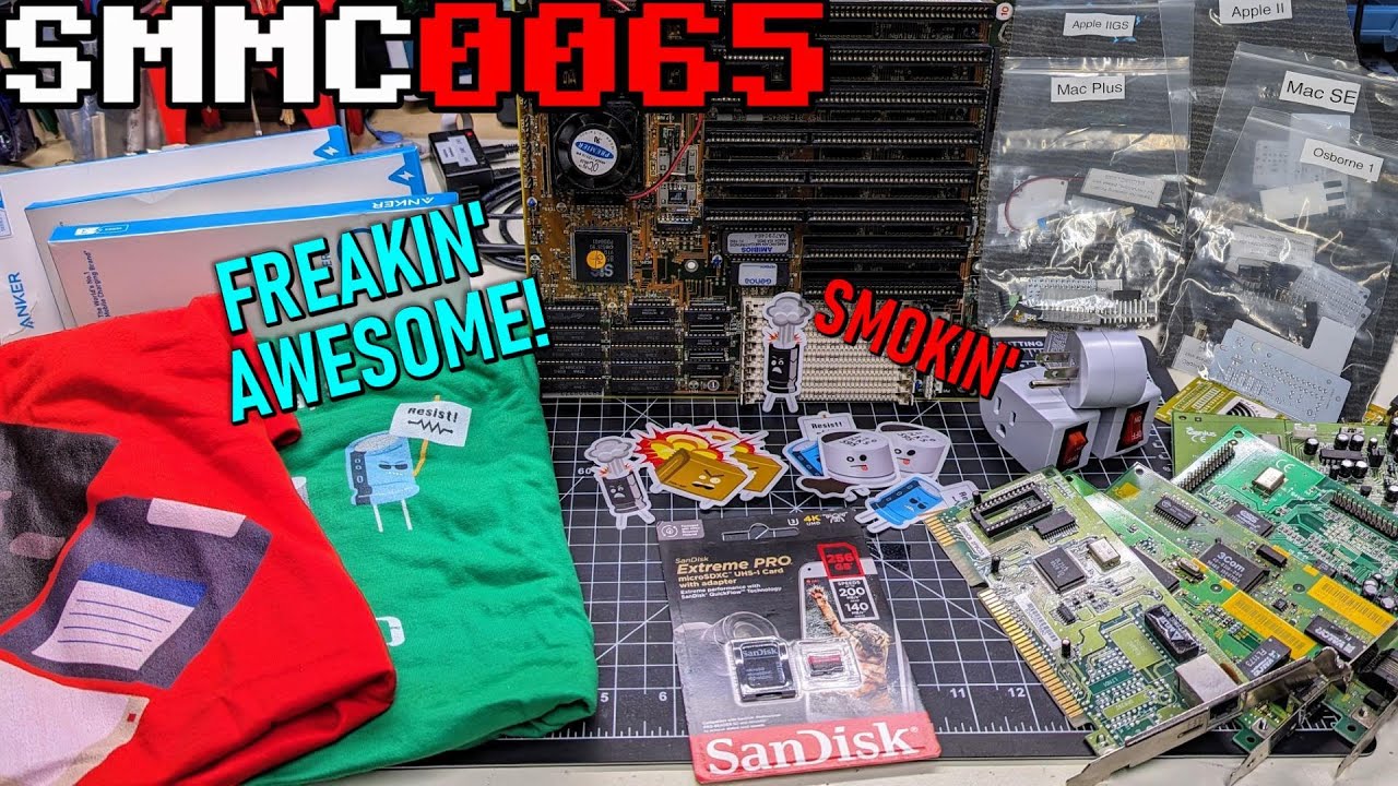 0065 Amazing replacement PSUs for retro machines, smokin' T-Shirts and stickers, chips and more