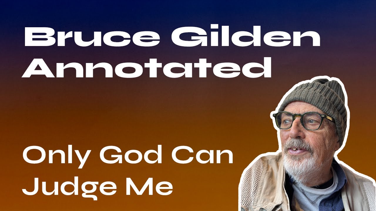 Bruce Gilden Annotated: Only God Can Judge Me