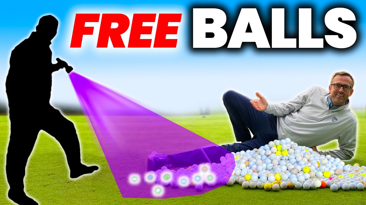 HOW TO GET FREE GOLF BALLS FOR LIFE - WITH UV FLASHLIGHT 🔦