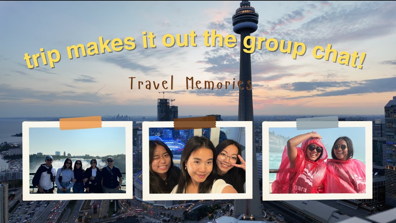 Travel Vlog | Toronto | Niagara Falls  🏙️🌊✨ - Nitha Sung