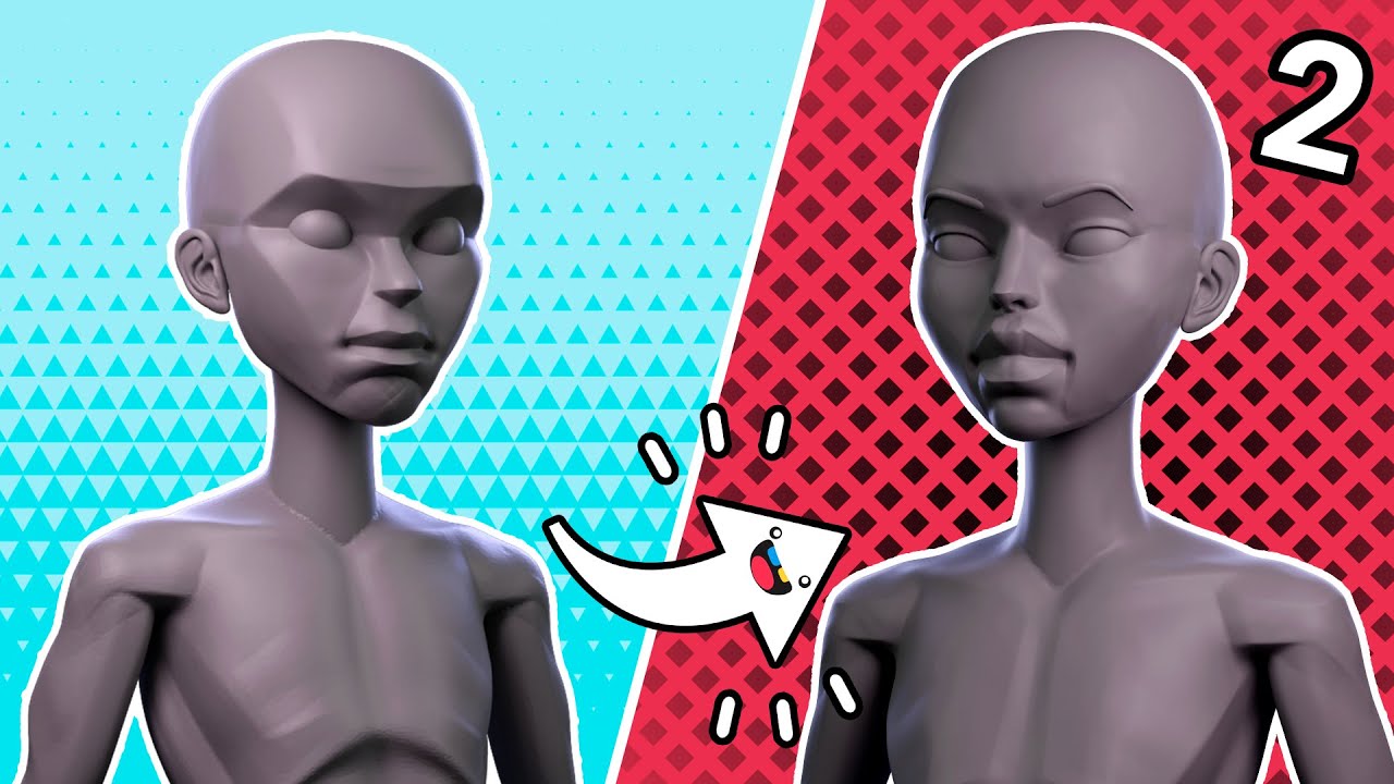 Sculpting the Face - Experimental Female Character Sculpting: Part 2